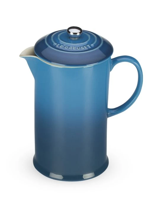 Le Creuset Stoneware French Press White 4 Le Creuset Stoneware French Press White - Image 4