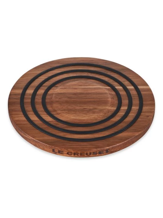 Le Creuset Magnetic Wooden Trivet 1 Le Creuset Magnetic Wooden Trivet