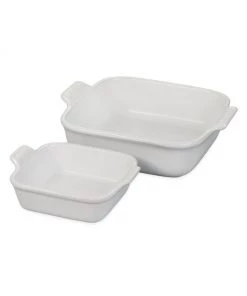 Le Creuset Stoneware Two-Piece Square Baking Dish Set