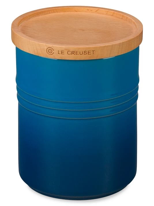 Le Creuset 2.5-Quart Marseille Canister With 1 Le Creuset 2.5-Quart Marseille Canister With