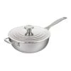 Le Creuset 3.5-Qt. Stainless Steel Nonstick Saucier Pan