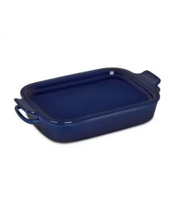 Le Creuset 2.75-Qt. Stoneware Rectangular Dish & Platter Lid Artichaut