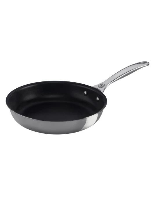 Le Creuset 9.5" Deep Nonstick Stainless Steel Fry Pan 1 Le Creuset 9.5" Deep Nonstick Stainless Steel Fry Pan