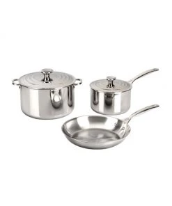 Le Creuset 5-Piece Stainless Steel Cookware Set