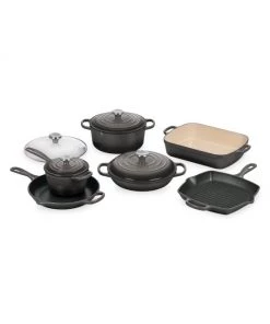 Le Creuset Signature Cast Iron 10-Piece Set Flame -Le Creuset And Meira T Sales unnamed file 21