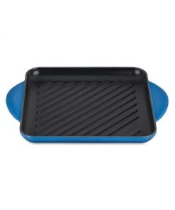 Le Creuset 9.5" Cast Iron Square Grill Pan Cerise