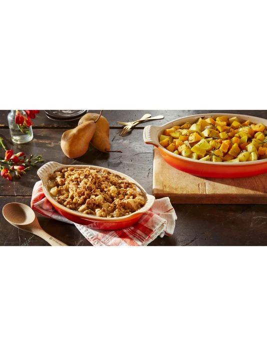 Le Creuset 1-Quart Heritage Stoneware Oval Au Gratin Dish Marseille 2 Le Creuset 1-Quart Heritage Stoneware Oval Au Gratin Dish Marseille - Image 2