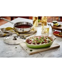 Le Creuset 1-Quart Heritage Stoneware Oval Au Gratin Dish Marseille 10 Le Creuset 1-Quart Heritage Stoneware Oval Au Gratin Dish Marseille -Le Creuset And Meira T Sales unnamed file 235