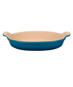 Le Creuset 1-Quart Heritage Stoneware Oval Au Gratin Dish Marseille 13 Le Creuset 1-Quart Heritage Stoneware Oval Au Gratin Dish Marseille -Le Creuset And Meira T Sales unnamed file 238