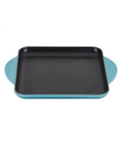 Le Creuset 9.5" Cast Iron Square Griddle Pan Caribbean -Le Creuset And Meira T Sales unnamed file 249