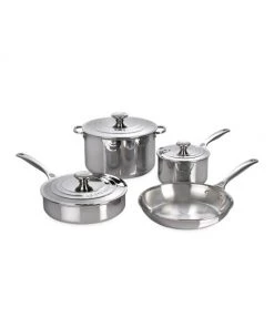 Le Creuset 7-Piece Stainless Steel Cookware Set