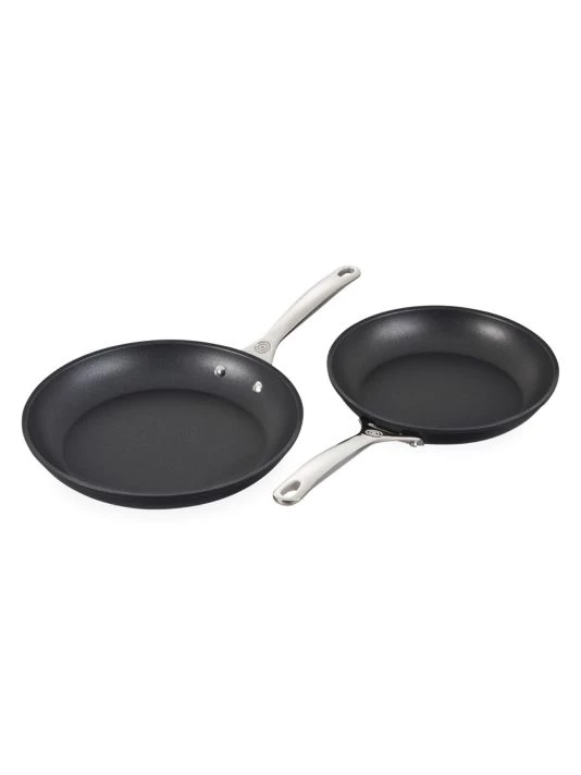Le Creuset Set Of Two Toughened Nonstick PRO Frying Pans 2 Le Creuset Set Of Two Toughened Nonstick PRO Frying Pans - Image 2