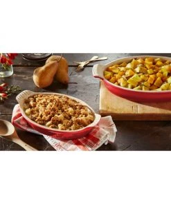 Le Creuset 1.7-Quart Heritage Stoneware Oval Au Gratin Dish Cerise -Le Creuset And Meira T Sales unnamed file 341