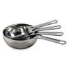 Le Creuset Stainless Steel Four-Piece Measuring Cups Set