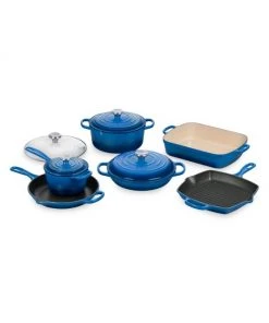 Le Creuset Marseille 10-Piece Signature Cast Iron Set