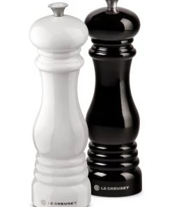 Le Creuset Salt & Pepper Mill Set Black White -Le Creuset And Meira T Sales unnamed file 361