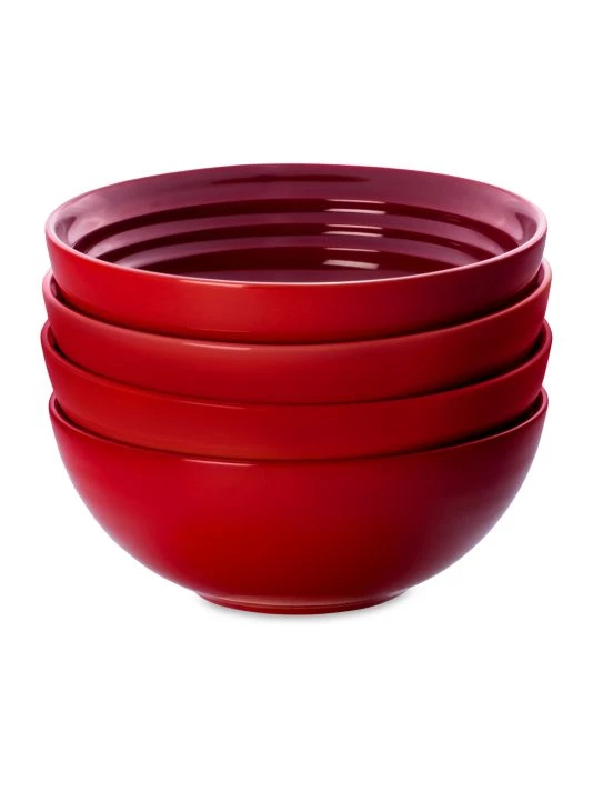 Le Creuset Soup Bowl Set Cerise 12 Le Creuset Soup Bowl Set Cerise - Image 12