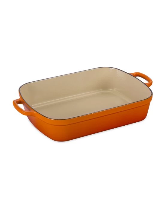 Le Creuset Signature Cast Iron Rectangular Roaster Marseille 5 Le Creuset Signature Cast Iron Rectangular Roaster Marseille - Image 5