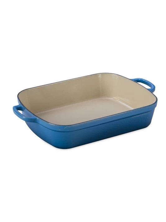 Le Creuset Signature Cast Iron Rectangular Roaster Marseille 6 Le Creuset Signature Cast Iron Rectangular Roaster Marseille - Image 6