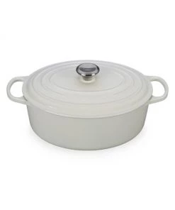 Le Creuset 6.75-Quart Signature Cast Iron Oval Dutch Oven Meringue -Le Creuset And Meira T Sales unnamed file 421