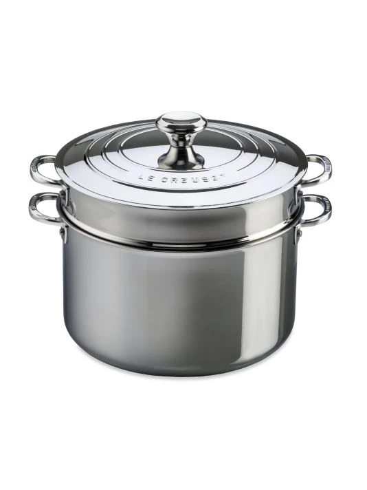 Le Creuset Stainless Steel 9-Quart Stockpot 1 Le Creuset Stainless Steel 9-Quart Stockpot