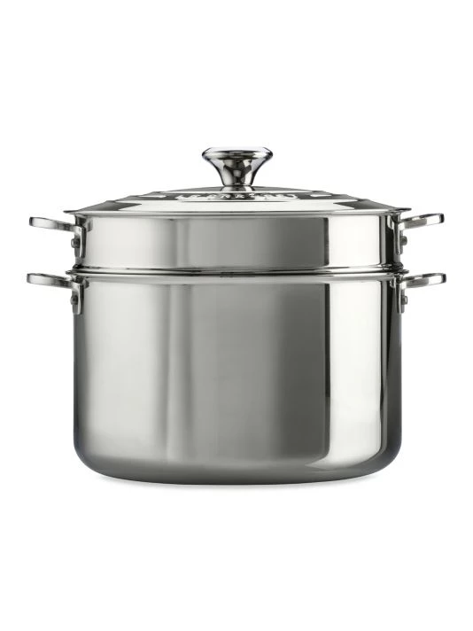 Le Creuset Stainless Steel 9-Quart Stockpot 2 Le Creuset Stainless Steel 9-Quart Stockpot - Image 2