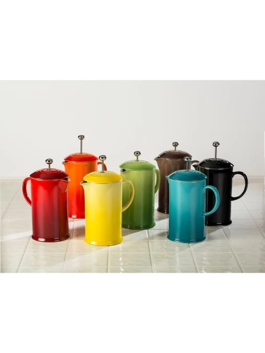 Le Creuset Stoneware Cafetiere French Press Caribbean 2 Le Creuset Stoneware Cafetiere French Press Caribbean - Image 2