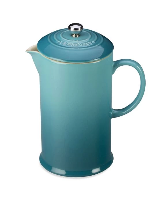 Le Creuset Stoneware Cafetiere French Press Caribbean 6 Le Creuset Stoneware Cafetiere French Press Caribbean - Image 6