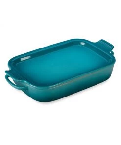 Le Creuset Stoneware Rectangular Dish & Platter Lid Marseille