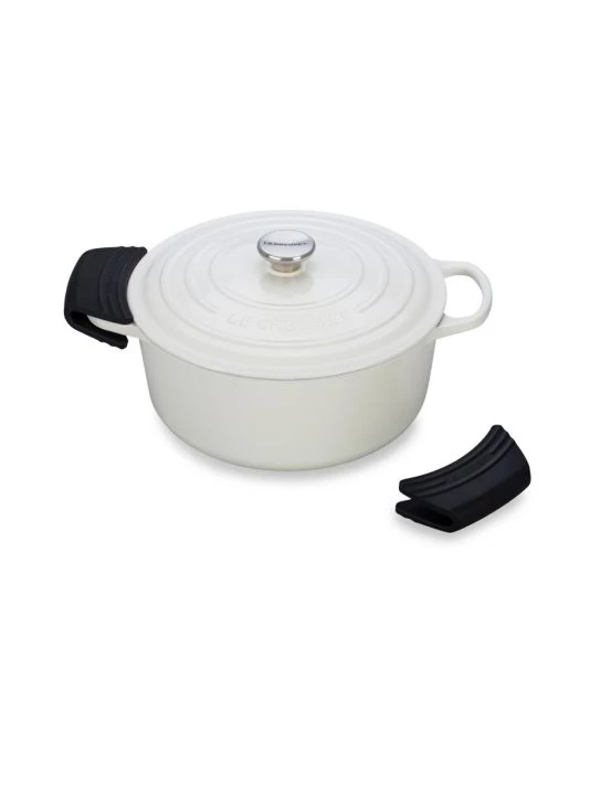 Le Creuset 2-Piece Handle Grip Set Caribbean 4 Le Creuset 2-Piece Handle Grip Set Caribbean - Image 4