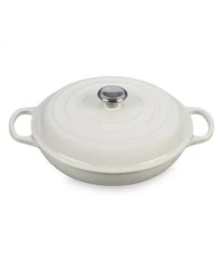 Le Creuset 3.5-Quart Stoneware Braiser Caribbean