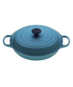 Le Creuset 3.5-Quart Stoneware Braiser Caribbean -Le Creuset And Meira T Sales unnamed file 491