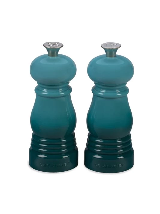 Le Creuset 2-Piece Salt & Pepper Mill Set Carribbean 7 Le Creuset 2-Piece Salt & Pepper Mill Set Carribbean - Image 7