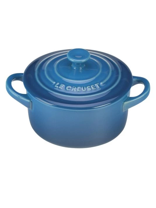 Le Creuset 8 Oz. Mini Round Cocotte Caribbean 6 Le Creuset 8 Oz. Mini Round Cocotte Caribbean - Image 6