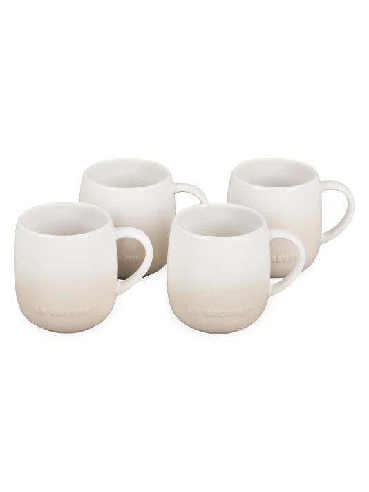 Le Creuset 4-Piece Heritage Mug Set Provence 3 Le Creuset 4-Piece Heritage Mug Set Provence - Image 3