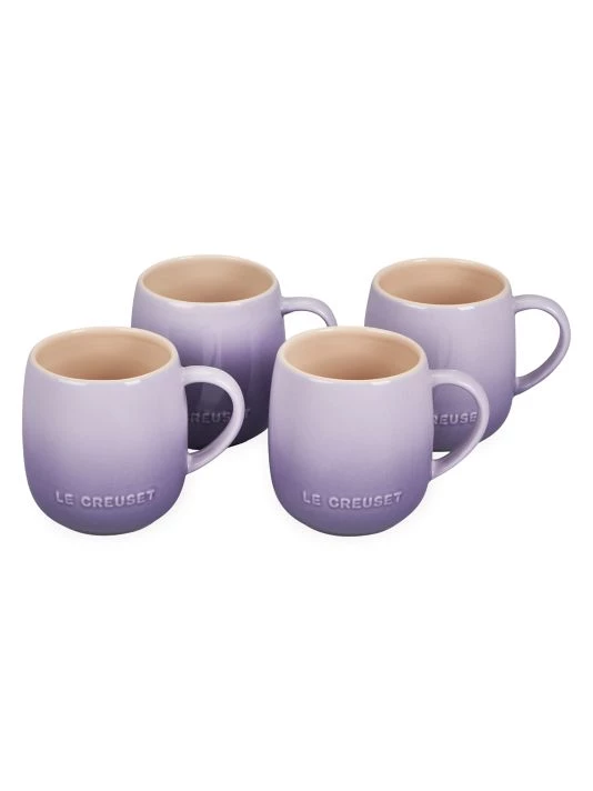 Le Creuset 4-Piece Heritage Mug Set Provence 4 Le Creuset 4-Piece Heritage Mug Set Provence - Image 4