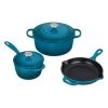 Le Creuset 5-Piece Signature Cast Iron Cookware Set