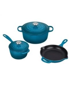 Le Creuset 5-Piece Signature Cast Iron Cookware Set