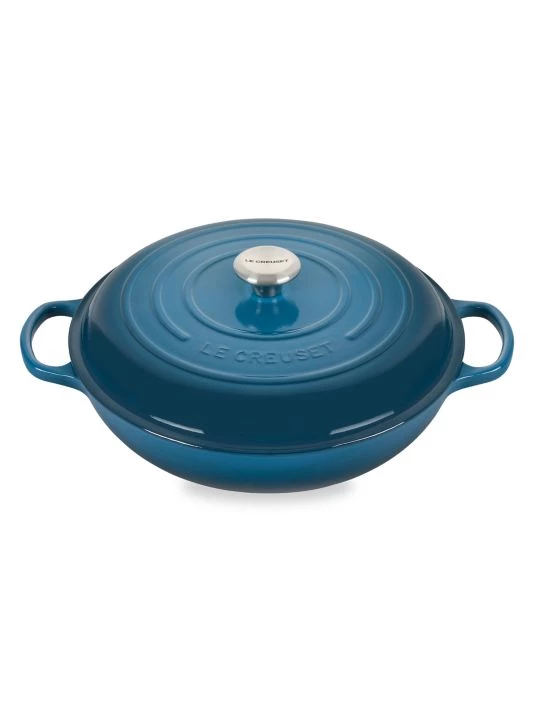Le Creuset 5-Quart Signature Cast Iron Braiser 1 Le Creuset 5-Quart Signature Cast Iron Braiser