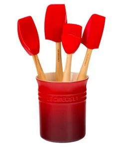 Le Creuset 5-Piece Utensil & Stoneware Crock Set Oyster 11 Le Creuset 5-Piece Utensil & Stoneware Crock Set Oyster -Le Creuset And Meira T Sales unnamed file 612