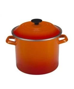 Le Creuset 8-Quart Enameled Steel Stockpot Carribbean -Le Creuset And Meira T Sales unnamed file 641