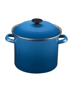Le Creuset 8-Quart Enameled Steel Stockpot Carribbean -Le Creuset And Meira T Sales unnamed file 642