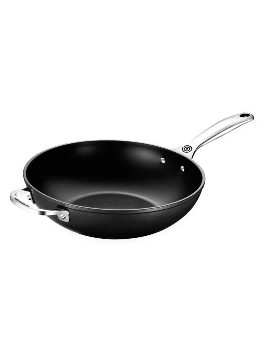 Le Creuset Toughened Nonstick PRO 12" Stir Fry Pan With Helper Handle 1 Le Creuset Toughened Nonstick PRO 12" Stir Fry Pan With Helper Handle