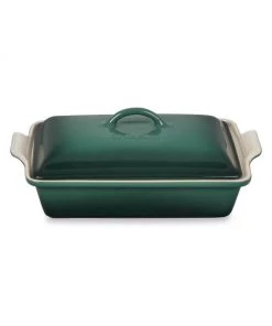 Le Creuset Artichaut 4-Quart Heritage Covered Rectangular Casserole