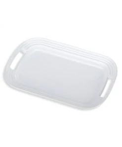Le Creuset Small Stoneware Serving Platter White
