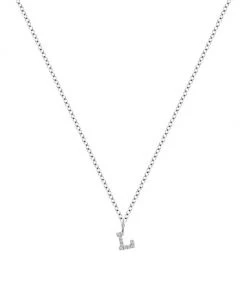 Meira T 14K White Gold Diamond Intial Pendant Necklace Initial E -Le Creuset And Meira T Sales unnamed file 715
