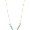 Meira T 14K Yellow Gold, Turquoise & Diamond Necklace