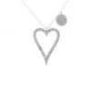 Meira T 14K White Gold & Diamond Heart Necklace