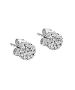 Meira T 14K White Gold & Diamond Pavé Stud Earrings