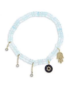 Meira T 14K Yellow Gold & Multi-Stone Charm Bracelet